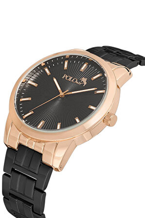 Erkek Kol Saati Dama Desenli Cüzdan Kemer Kartlık Çakmak Kombin Set Siyah Bakır Renk PL-0919E4