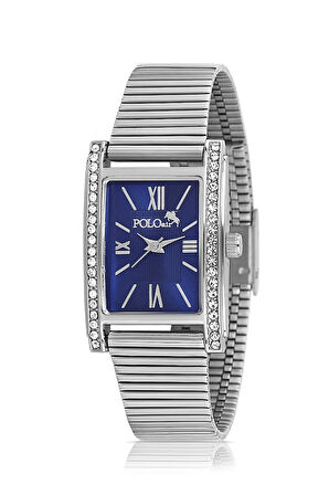 Vintage Kadın Kol Saati Gümüş Lacivert PL-1499B6x