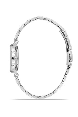 Zarif Vintage Kadın Kol Saati Gümüş-Mor Renk PL-1480B6x