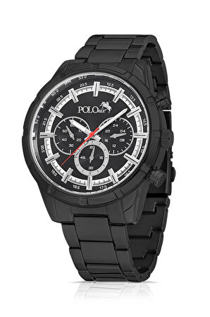 Erkek Metal Kol Saati Ve Parfüm Seti Hediyelik Kutusunda Kombin Siyah Renk PL-0951E1