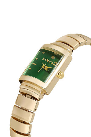 Kadın Kol Saati Ve 55 ml Parfüm Seti Mor Hediyelik Kutsunda Kombin Gold Yeşil Renk ST-2132S3