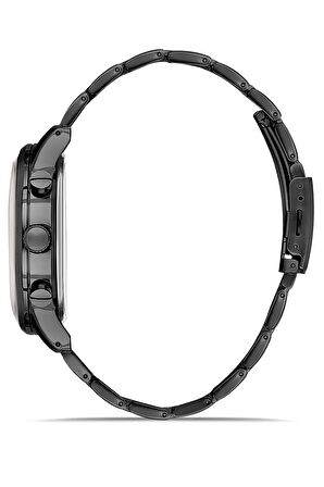 Erkek Kombin Set Kol Saati Cüzdan Kartlık Kemer Çakmak Özel Kutusunda Siyah Set PL-0794E1