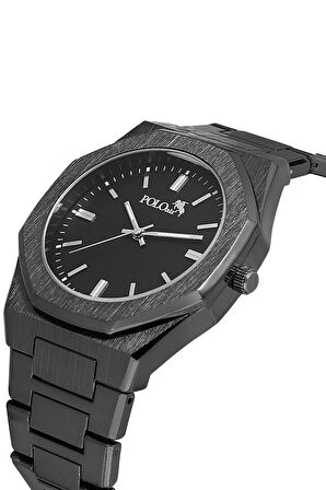 Erkek Kol Saati Ve Parfüm Seti Hediyelik Kutusunda Kombin Siyah Renk Kpl-0934e1