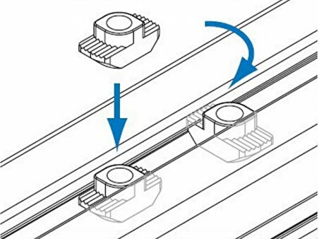 Kanal 10 M8 Tırtıllı Somun (1000 Adet)
