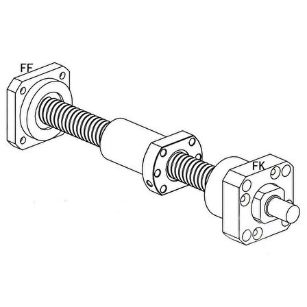 Fk 25 Vidalı Mil Uç Yatakları