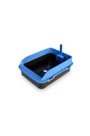 Lüx Elekli Kedi Tuvaleti - Orta Boy - 50X37X17 cm ** Kürek Hediyeli