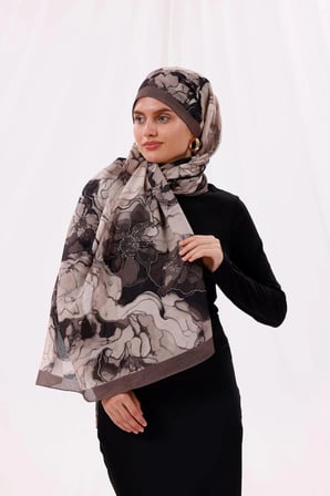 Okyanus Desen Lina Şal 26TR04TR0078