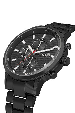 Spor Metal Erkek Kol Saati Siyah Renk PL-0998E1x