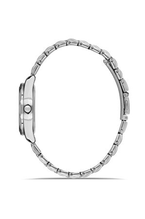 Spor Şık Kadın Kol Saati Gümüş Mavi Renk PL-1552B4x