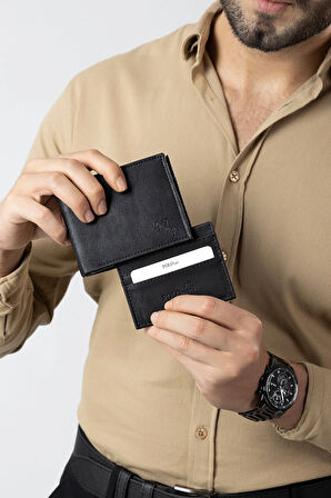 Spor Kasa Erkek Kol Saati Cüzdan Kemer Kartlık Anahtarlık Set Kombin Siyah Renk PL-0995E1