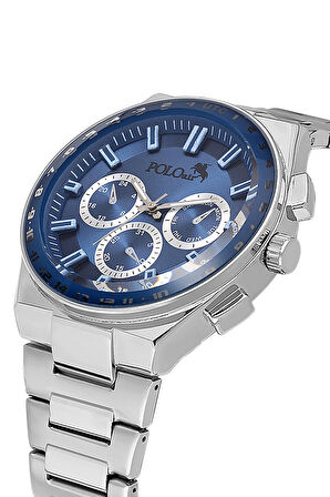 Erkek Kol Saati El Çantası Cüzdan Kemer Kartlık Çakmak Set Gümüş Lacivert Renk Kombin PL-7008E2