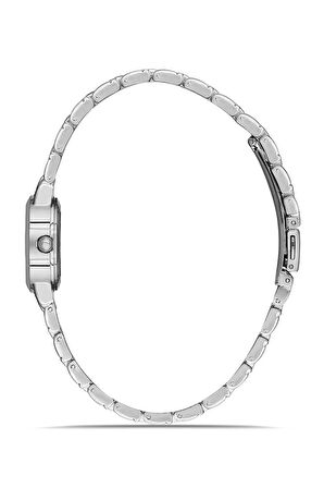 Zarif Kadın Kol Saati Gümüş Mavi Renk PL-1549B5x