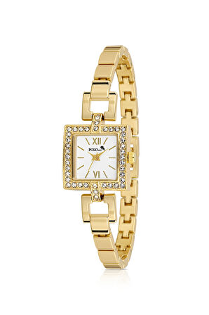 Kare Kasa Kadın Kol Saati Gold Renk PL-1544B1x
