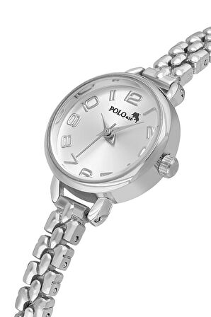 Minik Rakamlı Kadın Kol Saati Gümüş Renk PL-1541B2x
