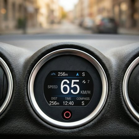 Suzuki Vitara Uyumlu X95 GPS Hız Göstergesi, Saat, Pusula ve Eğim Ölçer