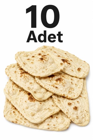 Odun Ateşinde Tandır Ekmeği Geleneksel Doğal Günlük Üretim - 10 adet