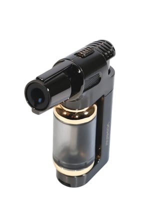 Parmida Tek Torch Pürmüz Gunmetal Masa Tipi Metal Puro Çakmağı - TR9250