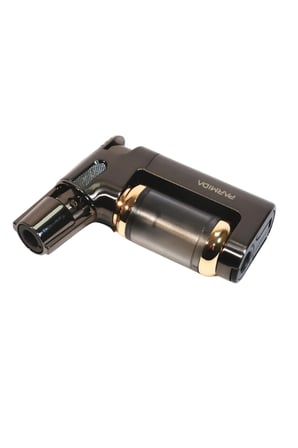 Parmida Tek Torch Pürmüz Gunmetal Masa Tipi Metal Puro Çakmağı - TR9250