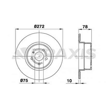 Bmw Fren Diski Arka Bmw E36 Compact - Braxıs Ad0979