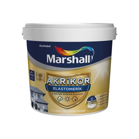 Marshall Akrikor Elastomerik BW Baz 2,5 L Elastik Dış Cephe Boyası