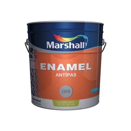 Marshall Enamel Antipas Pas Önleyici Metal Boyası Gri 1 Kg