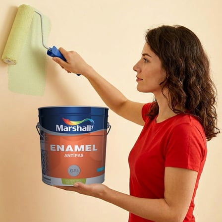 Marshall Enamel Antipas Pas Önleyici Metal Boyası Gri 3 Kg
