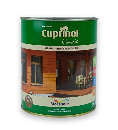 Cuprinol Vernikli Ahşap Bakım Ürünü Klasik Koyu Ceviz 2,5 L