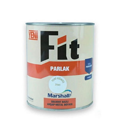 Marshall Fit Parlak Ahşap Metal Boyası Y.Gümüş 2,5 L