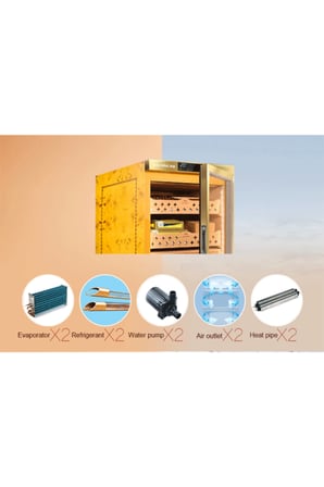 Raching Elektronik Puro Dolabı Gold MON800A - RCHNG-30