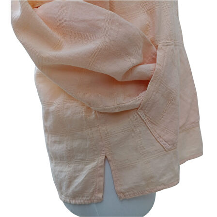 Erkek Çocuk Kapüşonlu Kanguru Cepli Pamuk Gömlek – Yumuşak Kumaş, Katlanabilir Kol