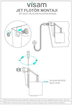 Visam 3/8 Jet Flatör 652.001