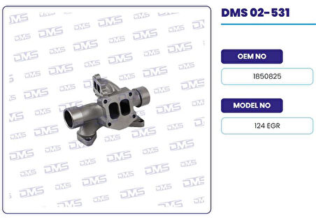 Scanıa Truck Egzoz Manıfoldu Orta  Egr'li  Scanıa P G R T 124 - Demosan 02-531