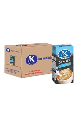 SEK Barista Süt %3 Yağlı UHT Süt (12 adet x 1 LT)