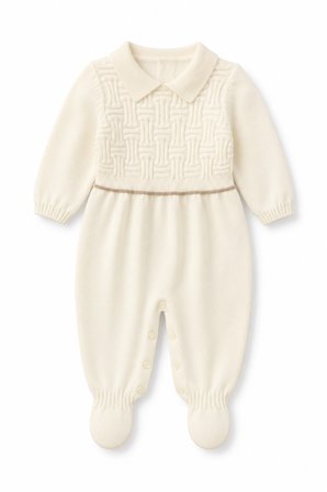 Unisex Triko Patikli Bebek Tulum 5603