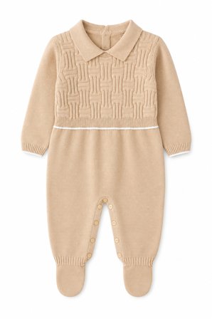 Unisex Triko Patikli Bebek Tulum 5603