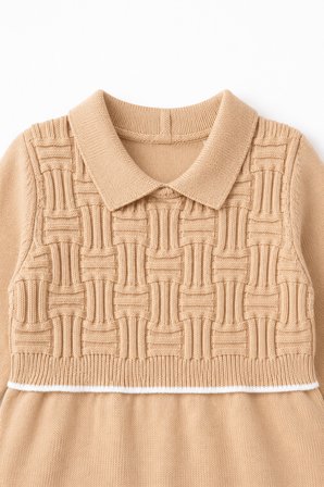 Unisex Triko Patikli Bebek Tulum 5603