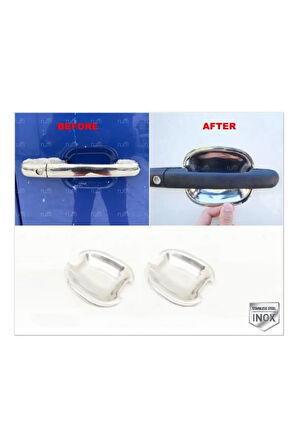 Mercedes Vito W638 Krom Dış Kapı Kolu Tası 2 Kapı 1996-2003 Arası Paslanmaz Çelik