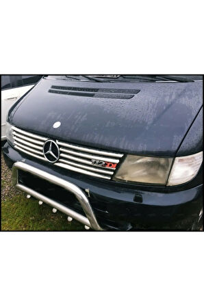 Mercedes Vito W638 Krom Ön Panjur 10 Prç. 1996-2003 P. Çelik