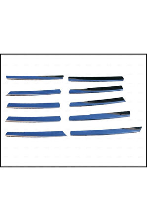 Mercedes Vito W638 Krom Ön Panjur 10 Prç. 1996-2003 P. Çelik