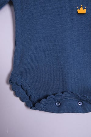 Babyhola Kız Bebek Triko Bandana Badi 2'li Set  Yenidoğan Konsept Çekim Kostümü 9000
