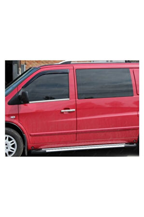 Mercedes Vito W638 Krom Cam Çıtası 2 Parça 1996-2003 Arası Paslanmaz Çelik