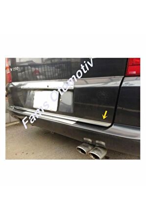 Mercedes Vito W638 Krom Alt Bagaj Çıtası 1996-2003 P. Çelik