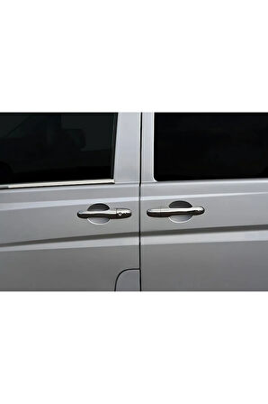 Mercedes Vito W639 Uyumlu Krom Kapı Kolu 3 Kapı 2004-2014 P. Çelik