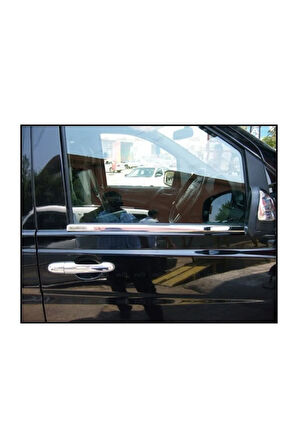 Mercedes Viano W639 Uyumlu Krom Cam Çıtası 2 Parça 2003-2014 Arası Paslanmaz Çelik