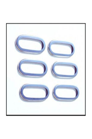 Mercedes Sprinter W906 Krom Yan Reflektör Çerçevesi 6 Parça 2006-2018 Arası Parça Çelik