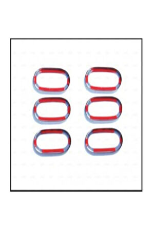 Mercedes Sprinter W906 Krom Yan Reflektör Çerçevesi 6 Parça 2006-2018 Arası Parça Çelik