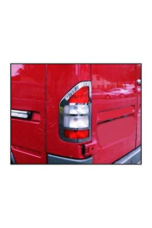 Mercedes Sprinter W901 Uyumlu Krom Stop Çerçeve 2 Parça 1995-2006 Arası Paslanmaz Çelik