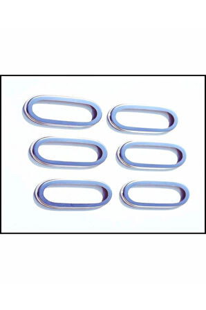 Mercedes Sprinter Krom Yan Reflektör Çerçevesi 6 Prç. 2006-2018 P.çelik