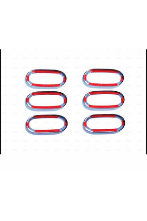 Mercedes Sprinter Krom Yan Reflektör Çerçevesi 6 Prç. 2006-2018 P.çelik