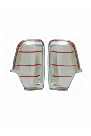 Mercedes Sprinter W906 Uyumlu Krom Ayna Kapağı 2 Parça 2006-2018 Paslanmaz Çelik